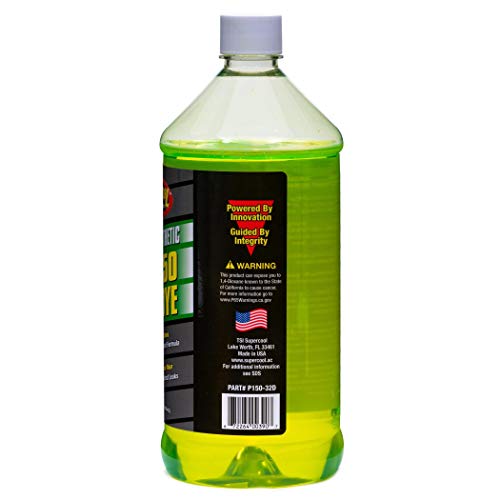 Tsi Supercool A/C Comp Lube, Uv Dye, 32 Oz, Flsh Pnt 455F