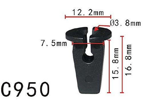 Autobahn88 Screw Grommet, Compatible With Vw (Oem: 867-809-966, 811-807-557-C, M4.8) (Pack Of 20)