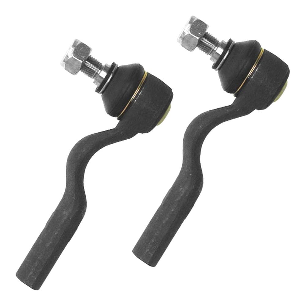 TRQ Front Outer Tie Rod Set Compatible with 1996-1999 Mercedes-Benz E300 1996-2003 E320 1997 E420 1998-2002 E430 1999-2002 E55 A