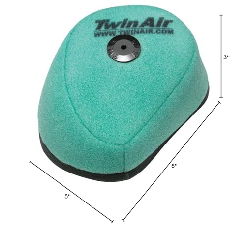 Twin Air 154112X Pre-Oiled Dual Foam Air Filter , Black