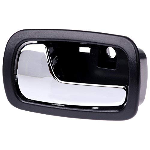 Cciyu Door Handle Chrome Interior Front Left Side Replacement Fit For 2005-2010 For Chevrolet Cobalt 2007-2010 For Pontiac G5 Bl