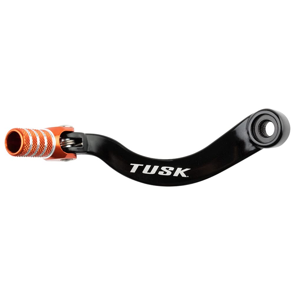 Tusk Folding Shift Lever Black/Orange Tip For Ktm 690 Enduro R 2019-2024