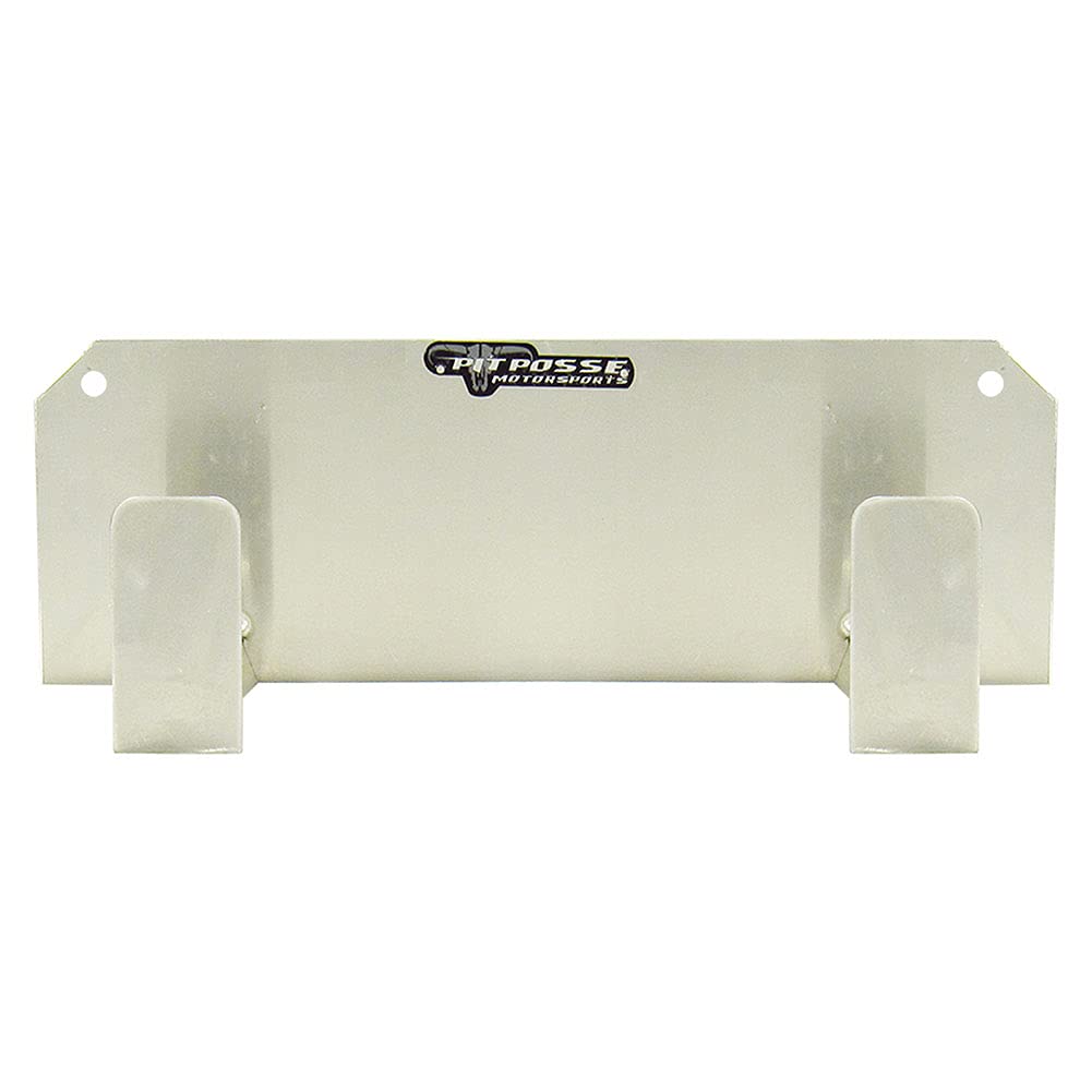 Pit Posse PP3350S Helmet & Goggle Rack - Aluminum, Silver, 6 Mount Organizer for Motorcycle & Offroad Storage