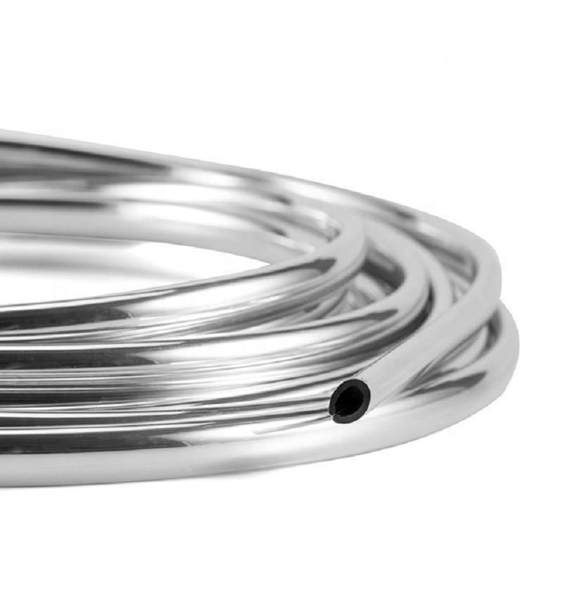 Car Door Edge Scratch Guard Trim Molding Protecto Chrome 5Metres(16Feet) X7Mm Sticky Cover U Shape Air Vent Edge Decoration