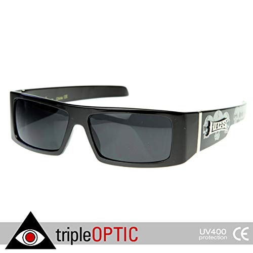 Locs - Official Locs Hardcore Gangsta Shades Square Sports Frame Sunglasses L.