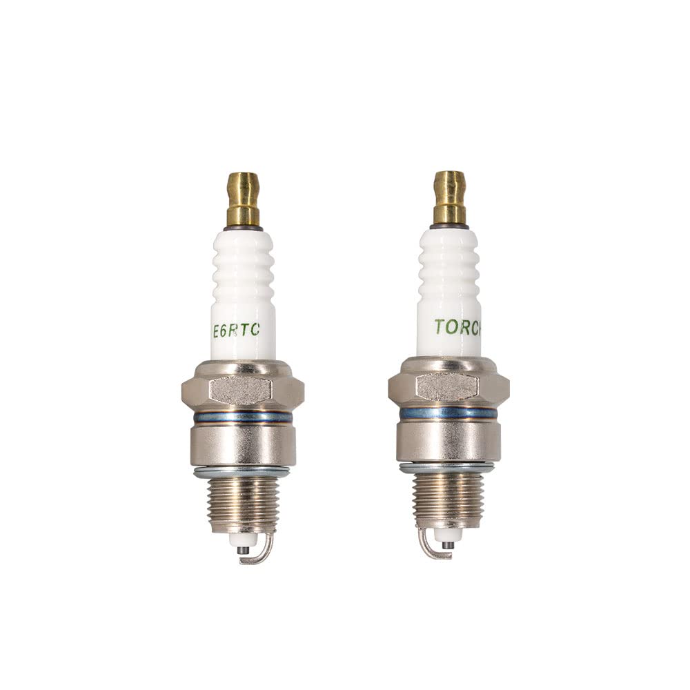 TORCH E6RTC Spark Plug Replace for NGK BPR6HS Spark Plug, for BOSCH WR7BC Spark Plug, for CHAMPION RL82YC Spark Plug, for DENSO