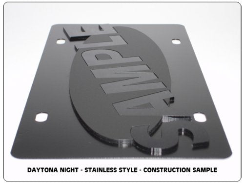 Eurosport Daytona- Compatible With -, Chevrolet Ss - Carbon Steel License Plate