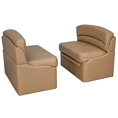 Recpro Charles 38 Rv Dinette Booth With Storage | Converts To Bed | Rv Dining Room (Toffee, 2)