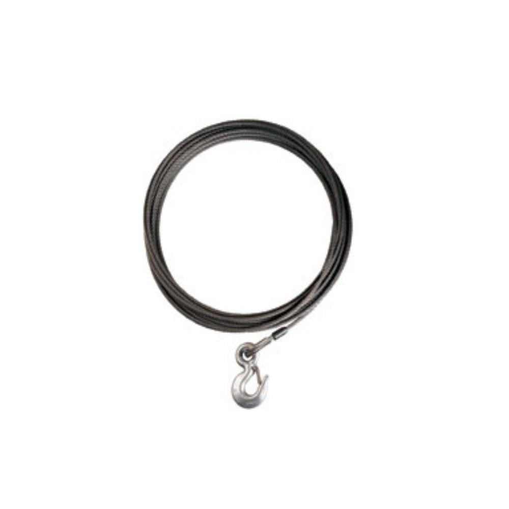 WARN 77534 Winch Accessory: Steel Cable Wire Rope with Hook, 1/2 Diameter x 75 Length, 13.3 Ton (26,600 lb) Capacity