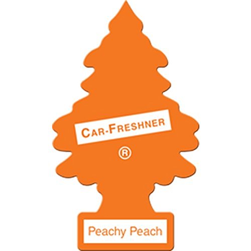 Little Trees Car Air Freshener | Hanging Paper Tree For Home Or Car | Peachy Peach | 3 Pack