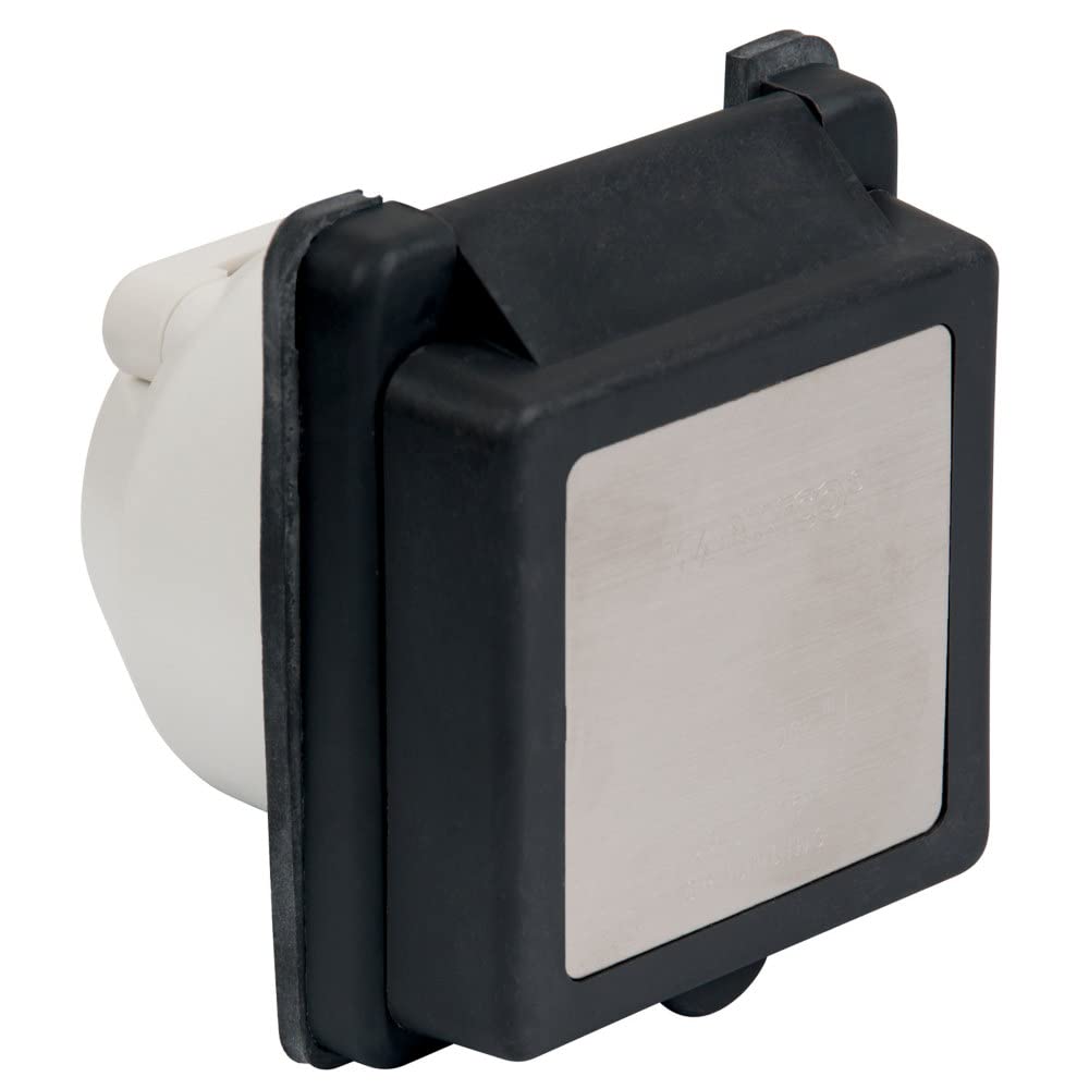 Park Power 301ELRV.BLK Easy Lock Inlet, 30A, Black