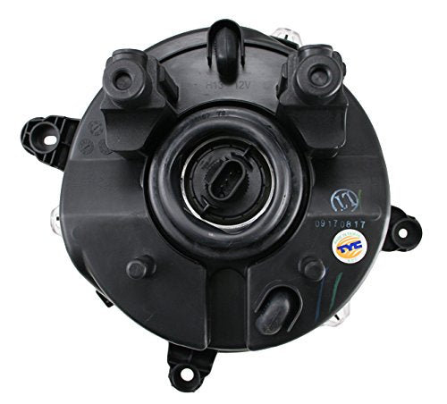 Trq Driver & Passenger Side Headlight Assembly Set Headlights Driver & Passenger Side Compatible With 2007-2010 Jeep Compass 200