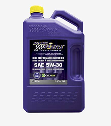 Royal Purple Oil Sae 5W30; Synthetic; 5 Quart Bottle; Single