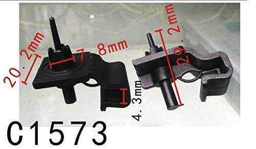 Autobahn88 Retainer Clip For Door Trim Molding, Compatible With Volkswagen (Oem: 3A0867301, 3A086730101C) (Pack Of 20)