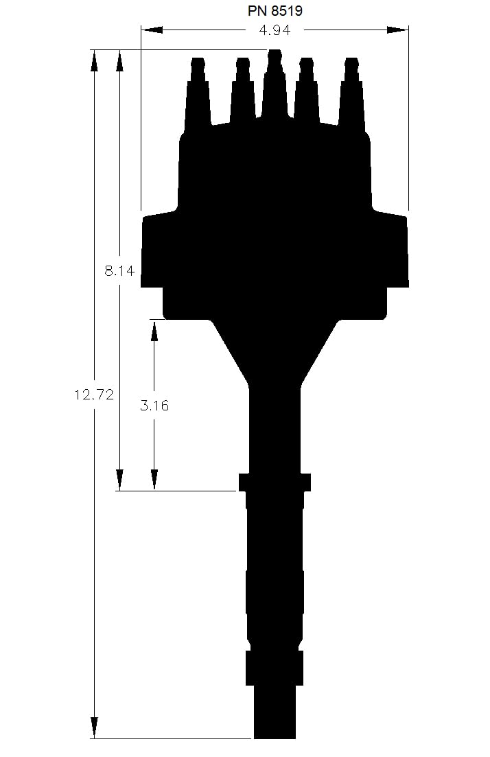Msd 8519 Billet Distributor
