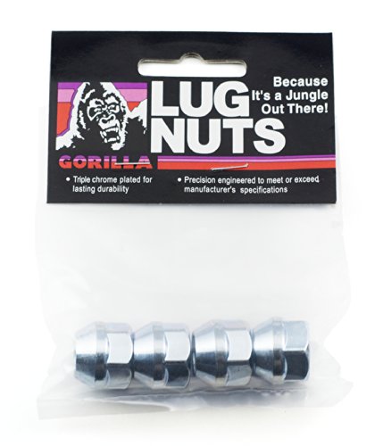 Gorilla Automotive 40047B Acorn Bulge Open End Lug Nuts (14Mm X 1.50 Thread Size