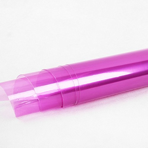 Diyah 12 X 48 Inches Self Adhesive Headlight, Tail Lights, Fog Lights Tint Vinyl Film (Purple)