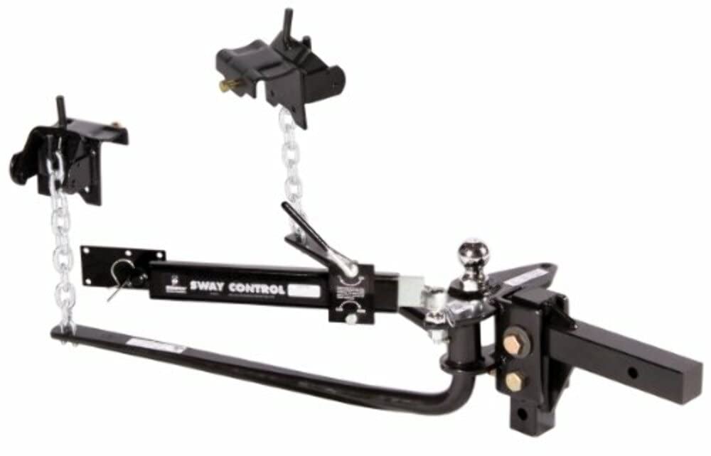 Husky 31986 Round Bar Weight Distribution Hitch Package - 600 Lb. Tongue Weight Capacity