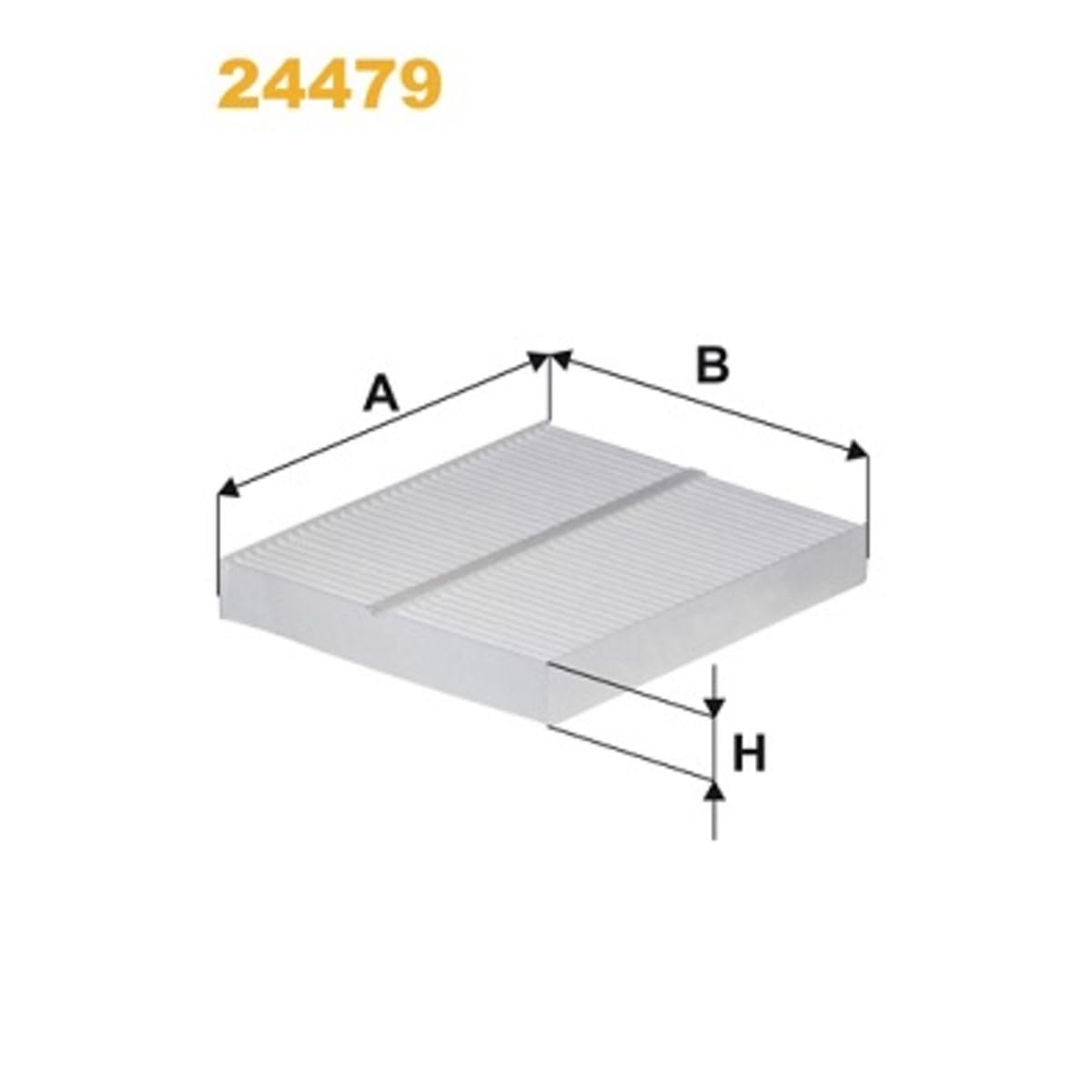 Wix Filters - 24479 Cabin Air Panel, Pack Of 1