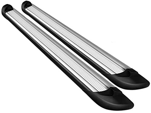 Black Horse Off Road Black Horse Silver Aluminum Transporter Running Boards Compatible With 2019-2022 Ram 1500 Excl. 2019 Ram 1500 Classic