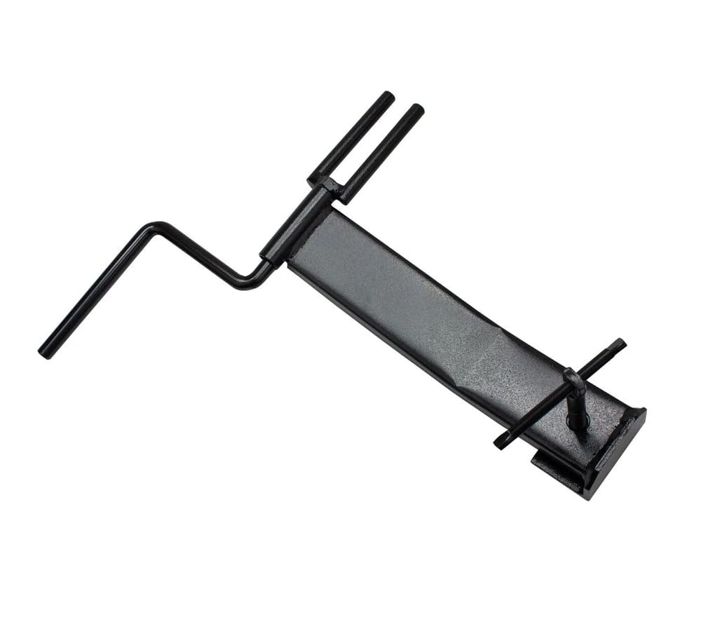 Mytee Products Strap Winder W/Winch Bar For Flatbed Trailer - Black Powder Coated Steel, Cargo Tie Down Ratchet Strap Winder - W