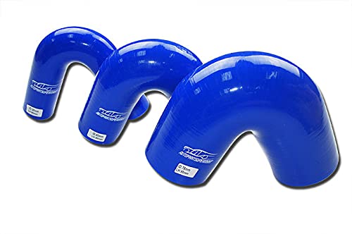 4-Ply Silicone 135 Degree Elbow Connector Joiner Turbo Hose Pipe Black 70Mm 2.75 (2-3/4)