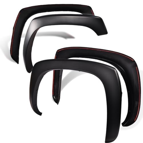 G-Plus 4Pcs Smooth Fender Flares, Compatible With Chevy Silverado/Gmc Sierra 1999-2006, Fit Suburban Yukon Xl 2000-2006 Wheel Co