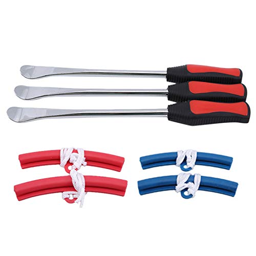 P1Tools Tire Spoons Lever Iron Tool, 11.5'' Professional Steel Tire Changing Kit Tool For Dirt Bike, Motorcycle Tire Changing Ki