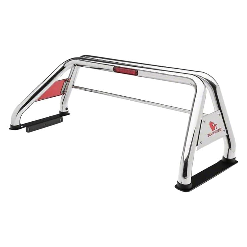 Black Horse Off Road Classic Roll Bar Stainless Steel Compatible with 1999-2023 Ford F-250 Super Duty|1999-2023 Ford F-350 Super