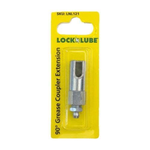 Push-On Slotted Right Angle 90 Degree Grease Coupler