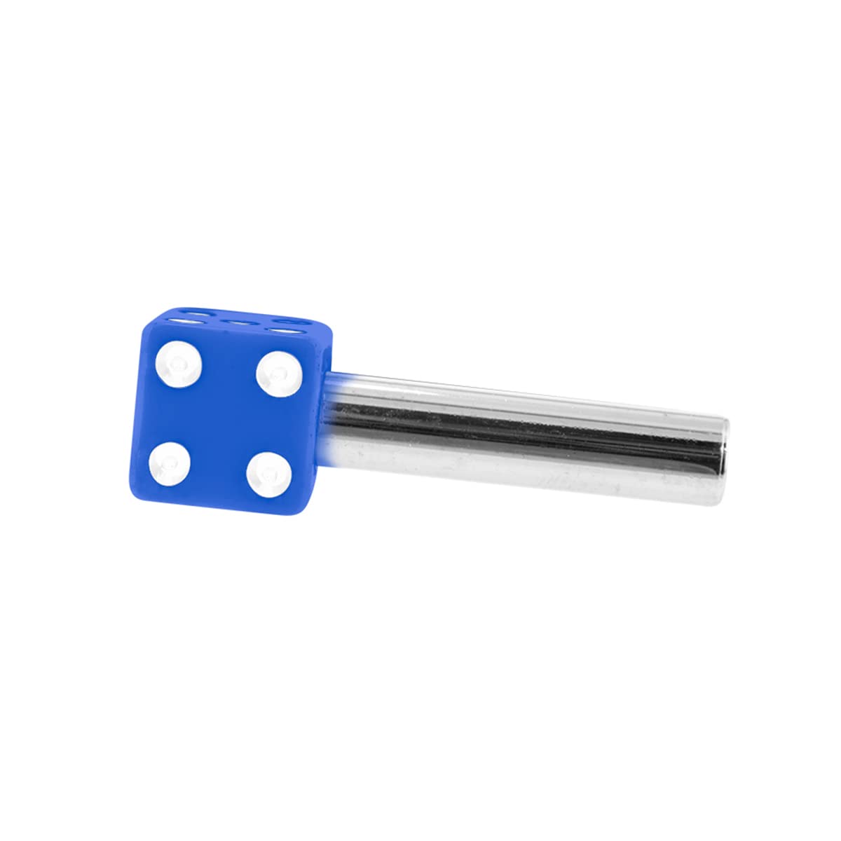 United Pacific 70043 High Impact Plastic Construction Dice Door Lock Knobs For Classic & Vintage Cars/Trucks, 10-32 Thread - Blu