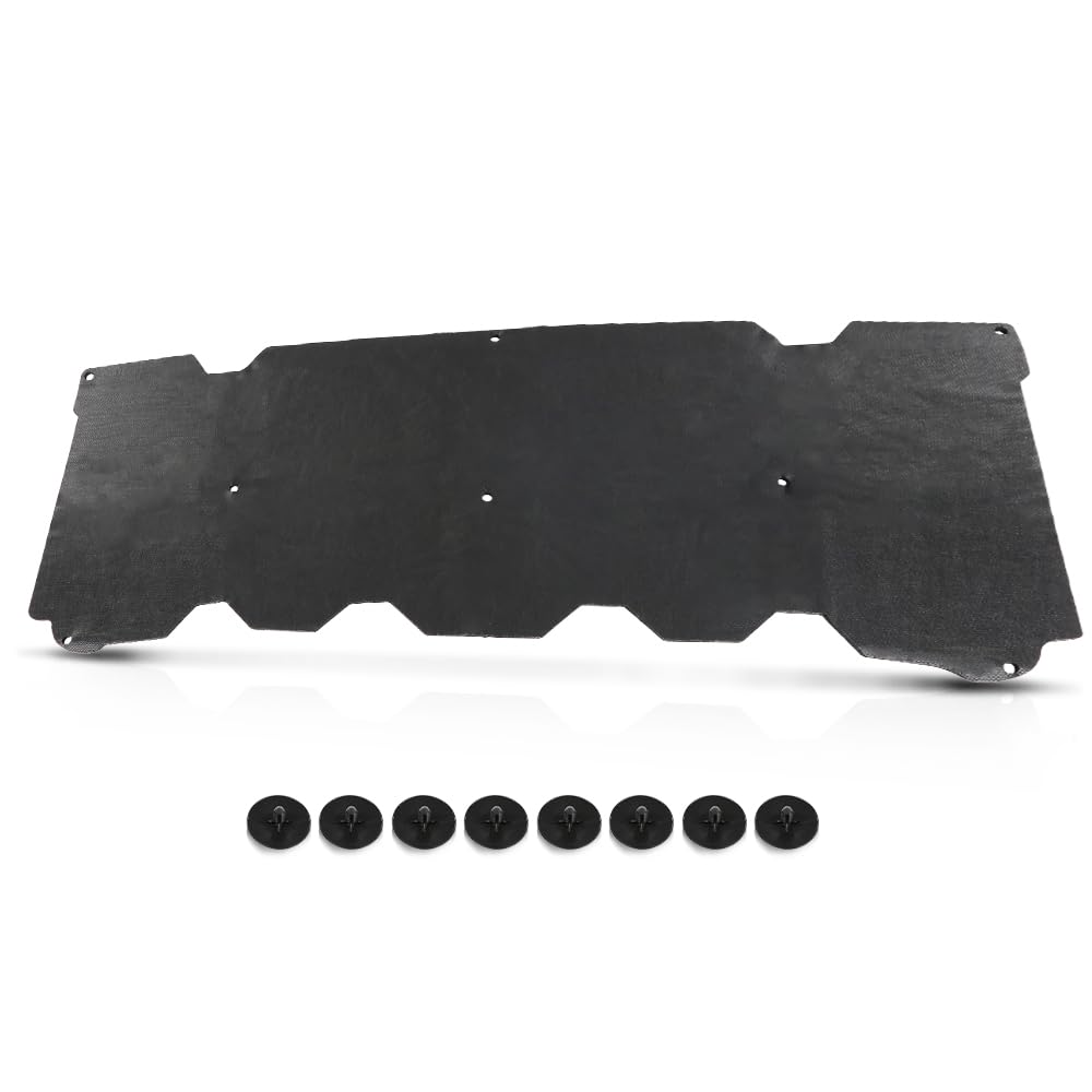 PIT66 Hood Insulation Pad 1/2 with Clips Compatible with GMC Pick-Up Trucks 2007-2013