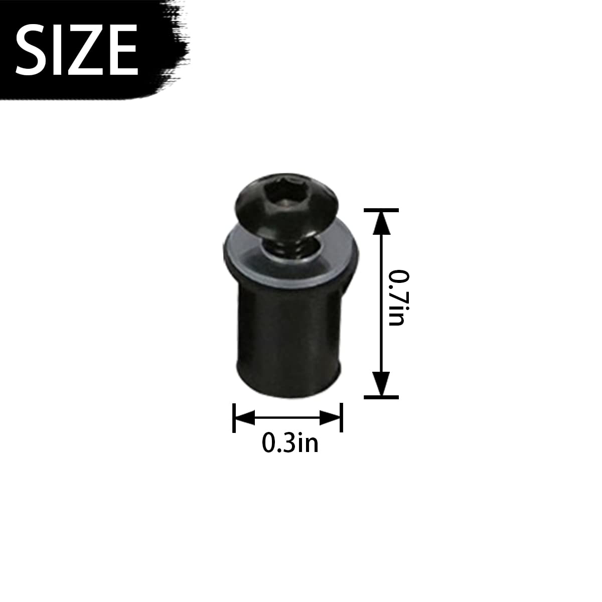 10Pcs Motorcycle Windshield Bolts Screws Kit, Aluminum Alloy Motorbike Windscreen Body Mounting Bolts Nuts, Compatible With Moto