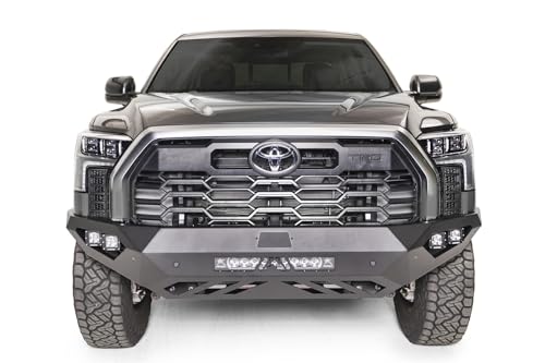 Fab Fours Tt22-D5451-1 Vengeance Front Bumper Fits 22-23 Toyota Tundra - 2 Stage Black Powder Coated - No Guard