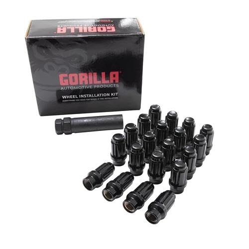 Gorilla Automotive K5Cesl-12150Bgr 5Lug 12-1.50 Et Spline Wik+Locks Blk