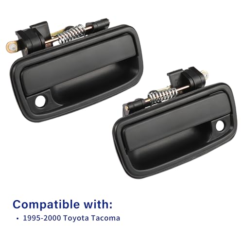 Lcyolada Exterior Door Handle & Interior Door Handle Set Compatible With 1995-2000 Toyota Tacoma,Replaces# 69220-35020, 69210-35