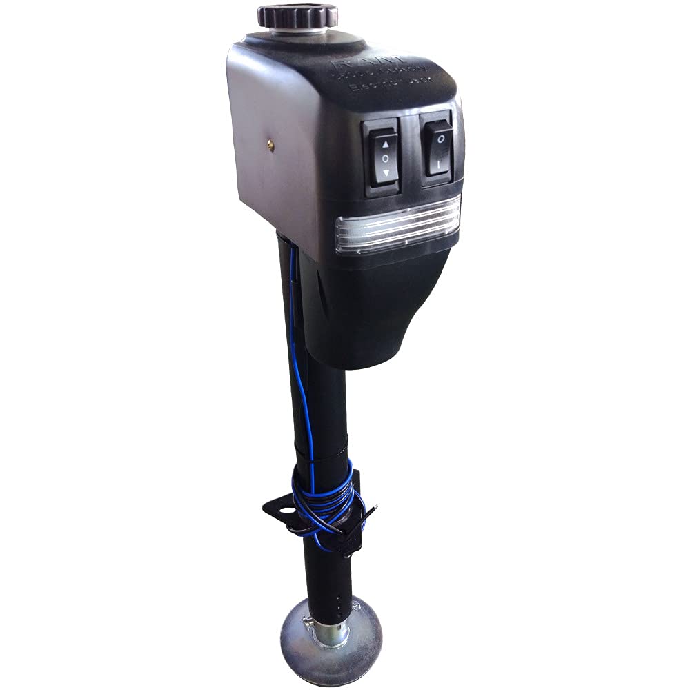 RAM Electric A-Frame Jack EJ-3550-BBX - 3.5K Capacity, Black, Zinc Material