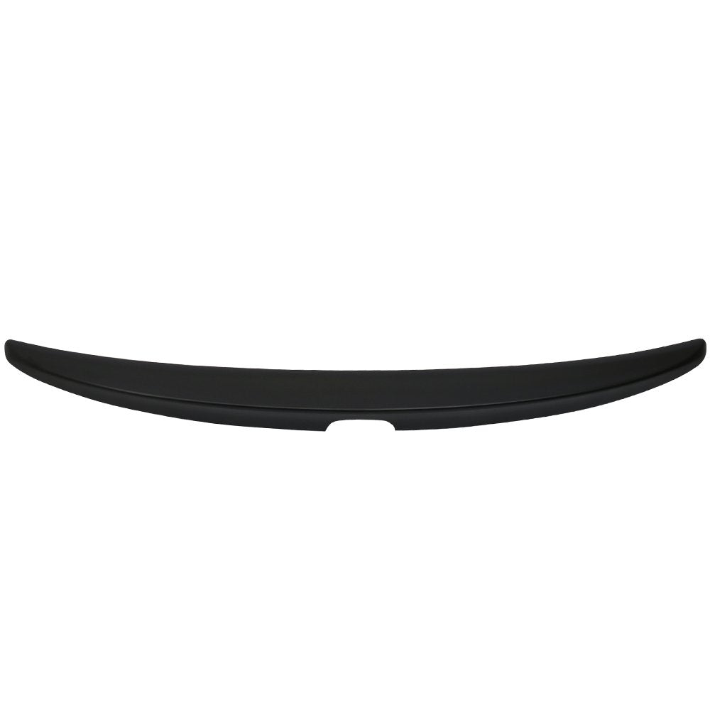 Trunk Spoiler Compatible With 2008-2012 Honda Accord 4 Door, Factory Style Unpainted Black ABS Rear Tail Lip Deck Boot Wing by I