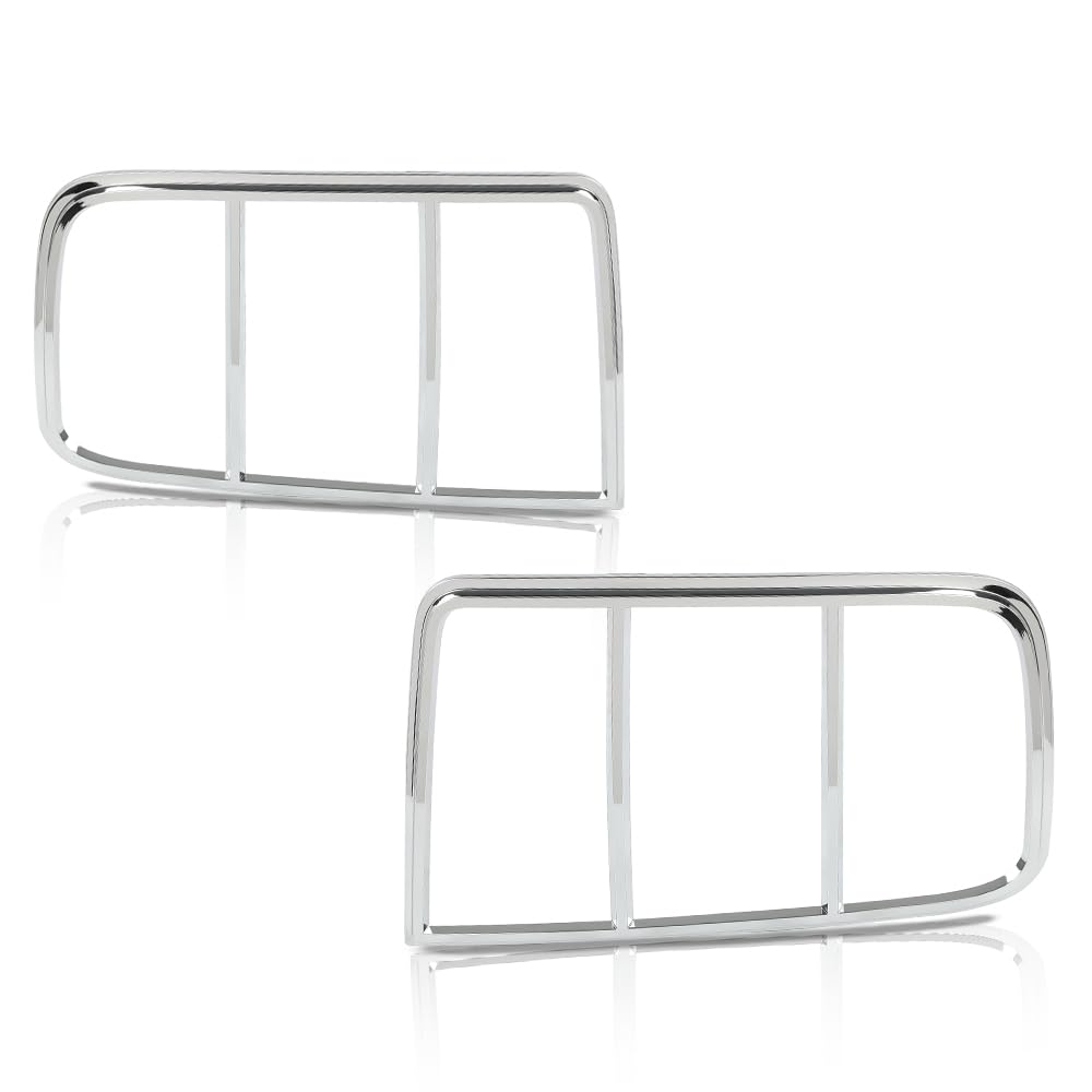 PIT66 Taillight Tail Light Bezel Covers Chrome Compatible with Ford Mustang 2005 2006 2007 2008 2009