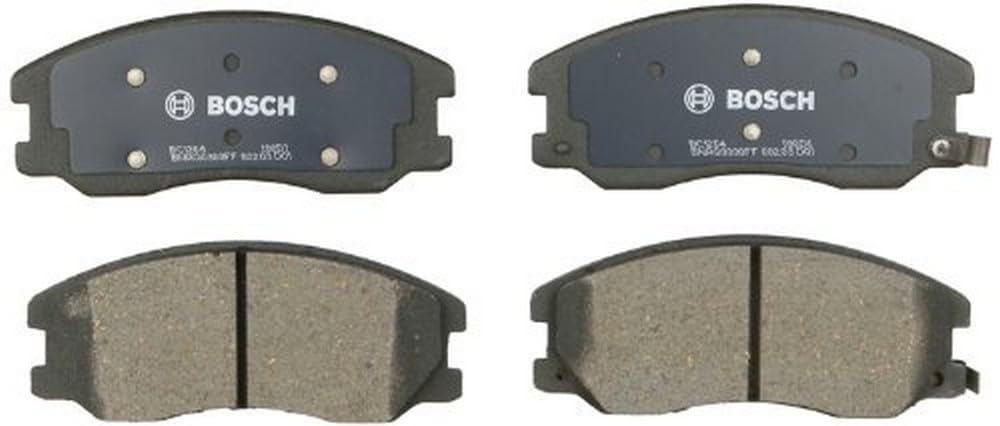 BOSCH BC1264 QuietCast Premium Ceramic Disc Brake Pad Set - Compatible with Select Chevrolet Captiva Sport, Equinox; Pontiac Tor