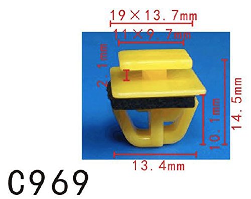 Autobahn88 Retainer Clip For Sill Panel,Rocker Panel, Compatible With Hyundai (Oem: 8775835000) (Pack Of 20)