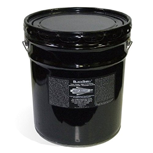 Rust Bullet Blackshell - Gloss Black - 5 Gallon - Corrosion Preventive Coating, Uv Resistant Rust Proofing Paint, Long-Lasting M