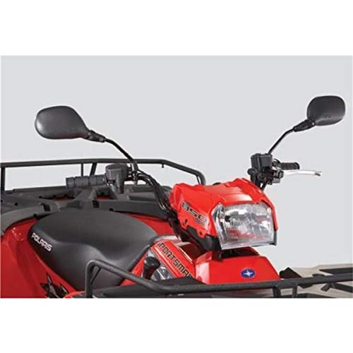 Polaris Atv Handlebar-Mounted Adjustable Mirrors, Handlebar Mirrors, Easy Install, Adjustable, Swivel, Black, 2 Pack – 2877222