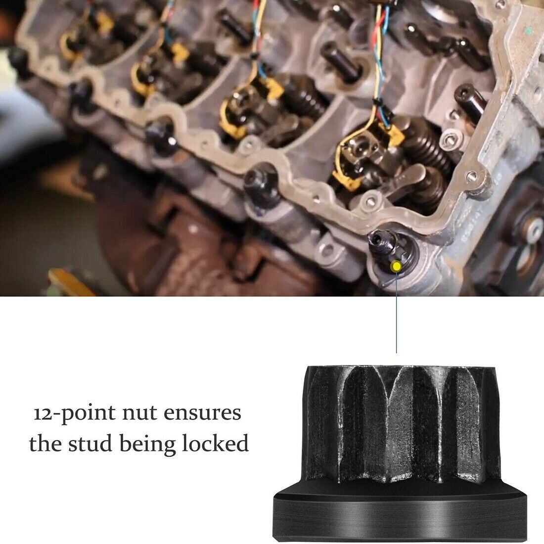 2003-2010 Ford Powerstroke Diesel 6.0L F250 F350 Cylinder Head Studs VT365 250-4202