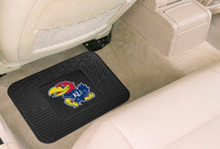 Kansas Jayhawks Car Mat Heavy Duty Vinyl Rear Seat - Special Order