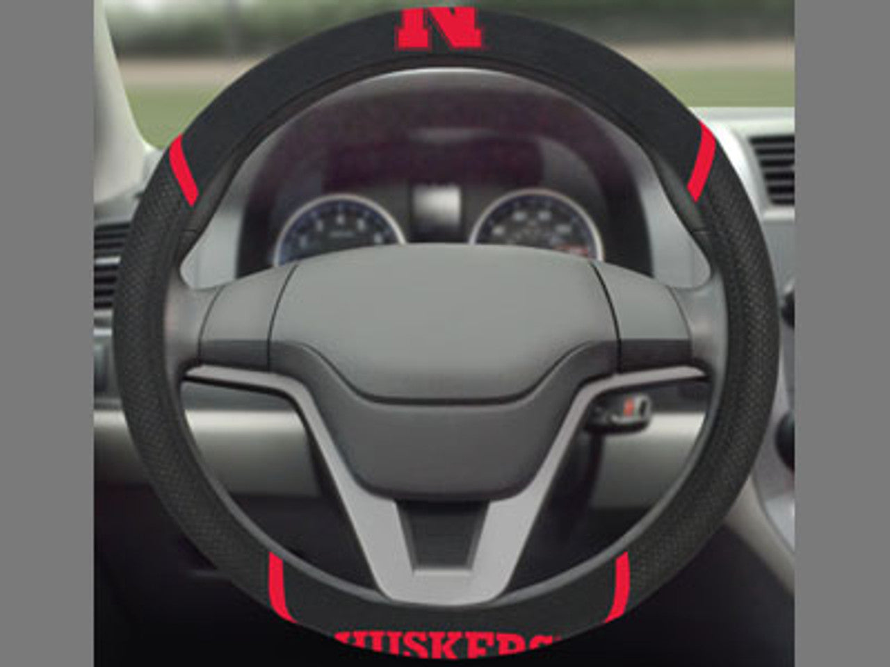 Nebraska Cornhuskers Steering Wheel Cover Fanmats - Special Order