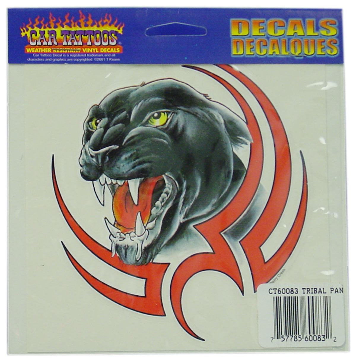 CAR TATTOOS TRIBAL PANTHER WEATHER RESISTANT VINYL CAR DECAL – Carkart