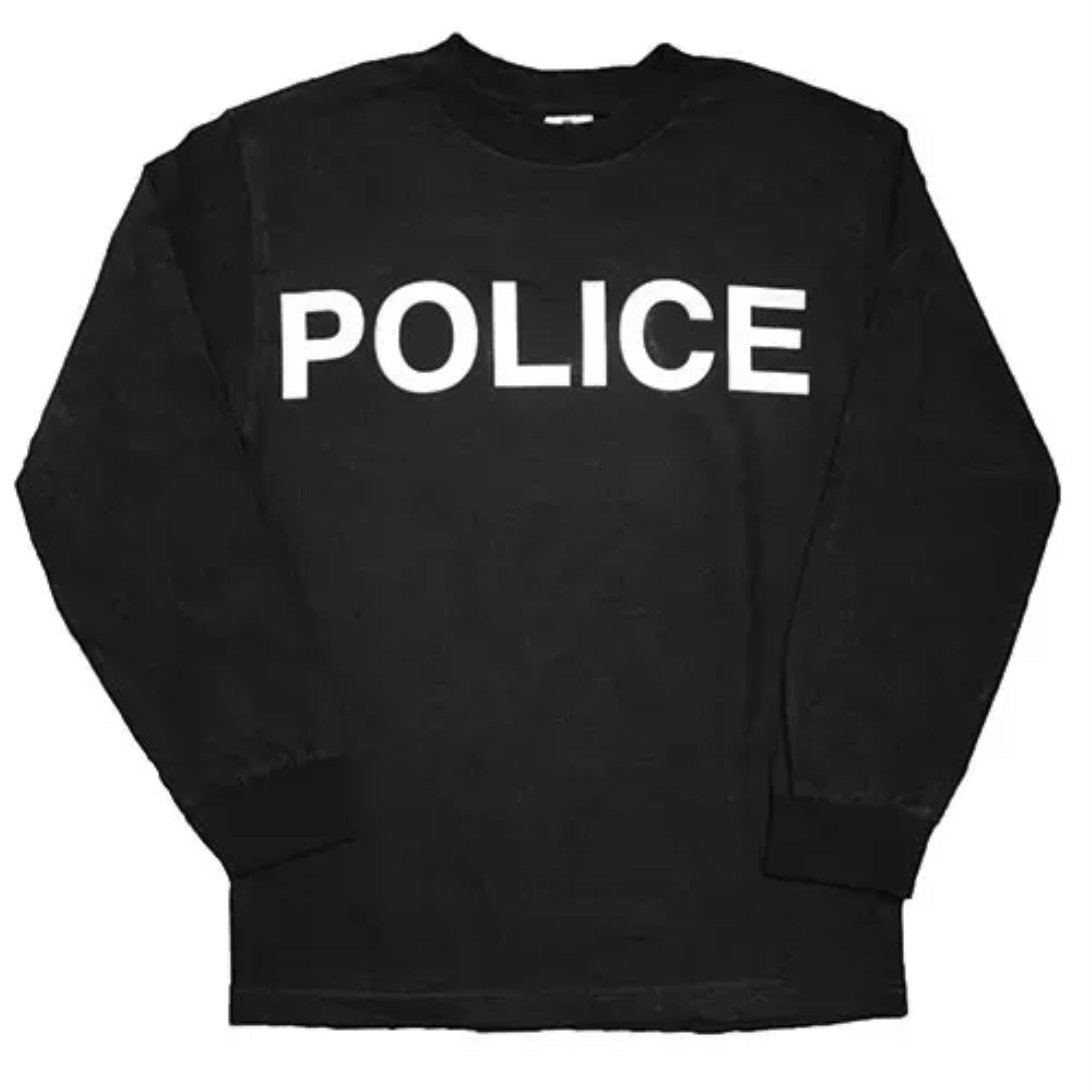 Police Long Sleeve T-Shirt Black Medium