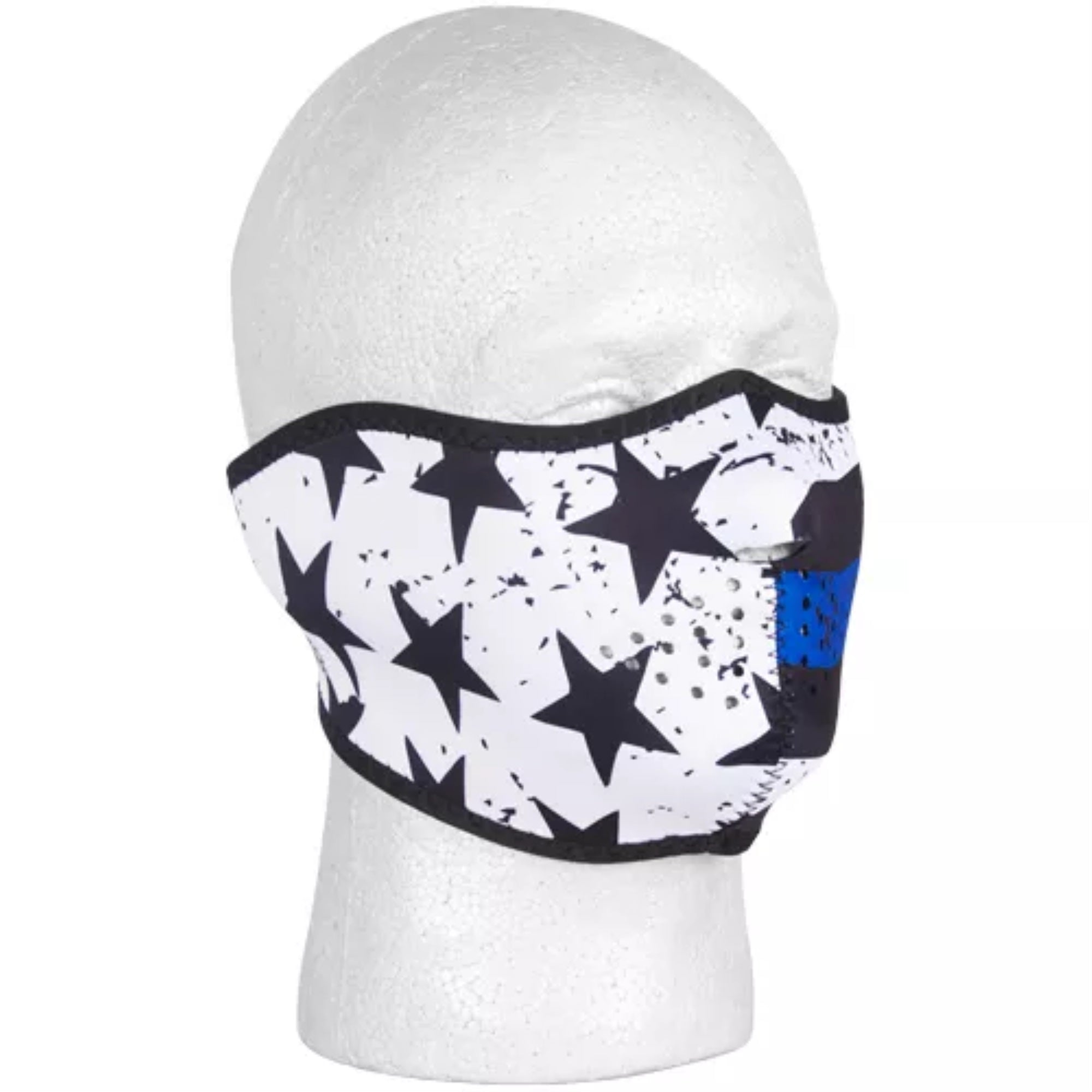 Neoprene Thermal Half Mask - Police Thin Blue Line
