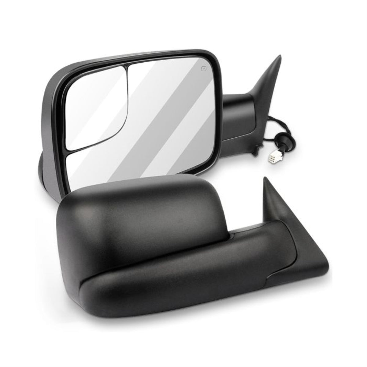 Towing Mirrors Power Heated Pair For 98-01 Dodge Ram 1500